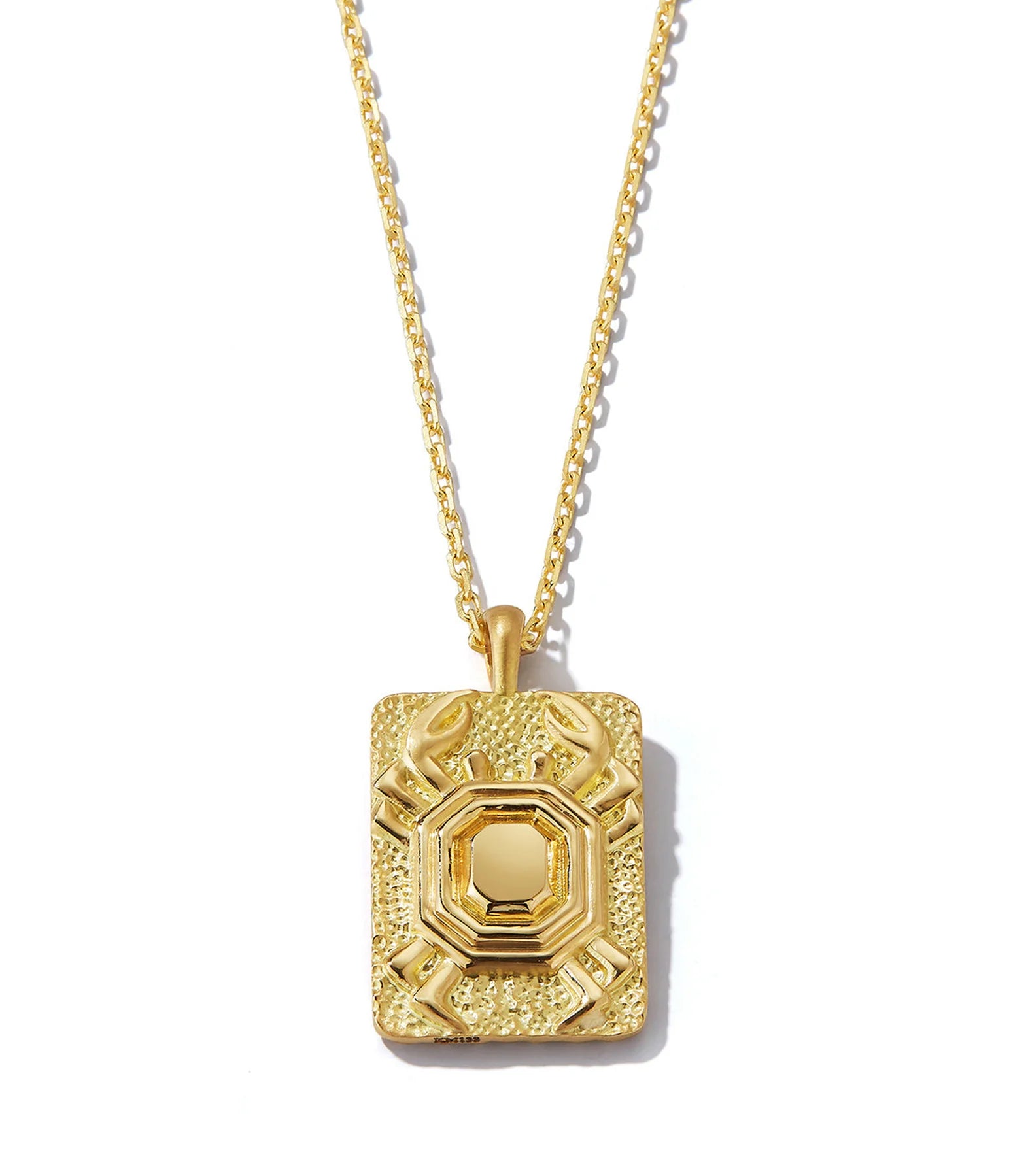 DAVID WEBB - Cancer Zodiac Pendant Necklace, Diamonds
