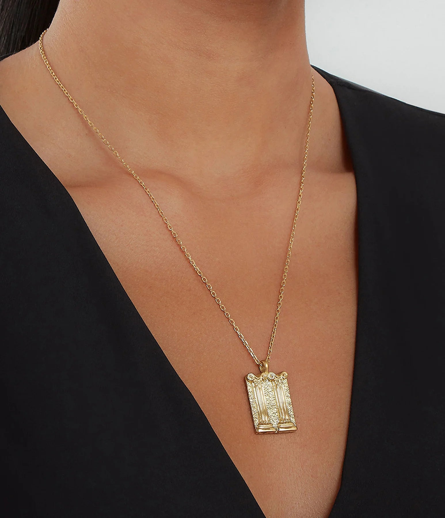 DAVID WEBB - Gemini Zodiac Pendant Necklace, Diamonds