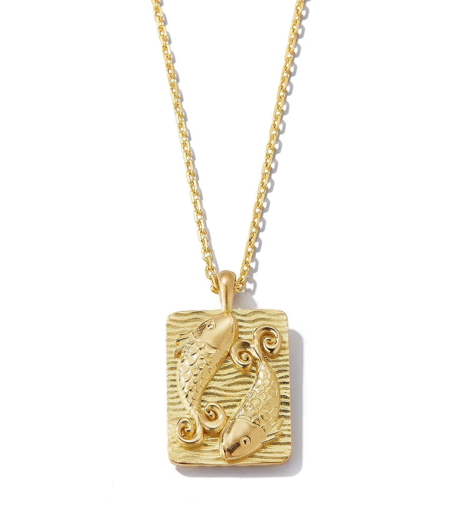 DAVID WEBB - Pisces Zodiac Pendant Necklace