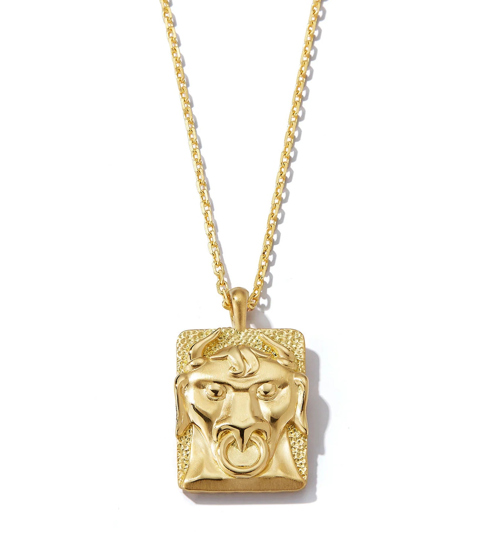 DAVID WEBB - Taurus Zodiac Pendant Necklace, Diamonds