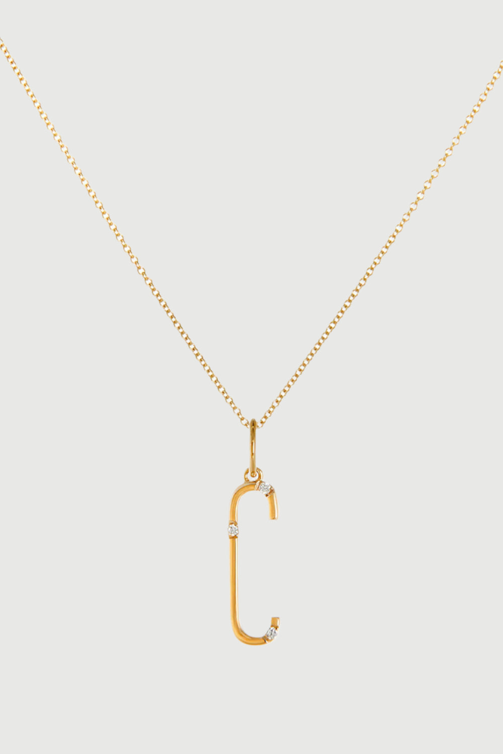 Diamond 'Character' Charm - Letter C