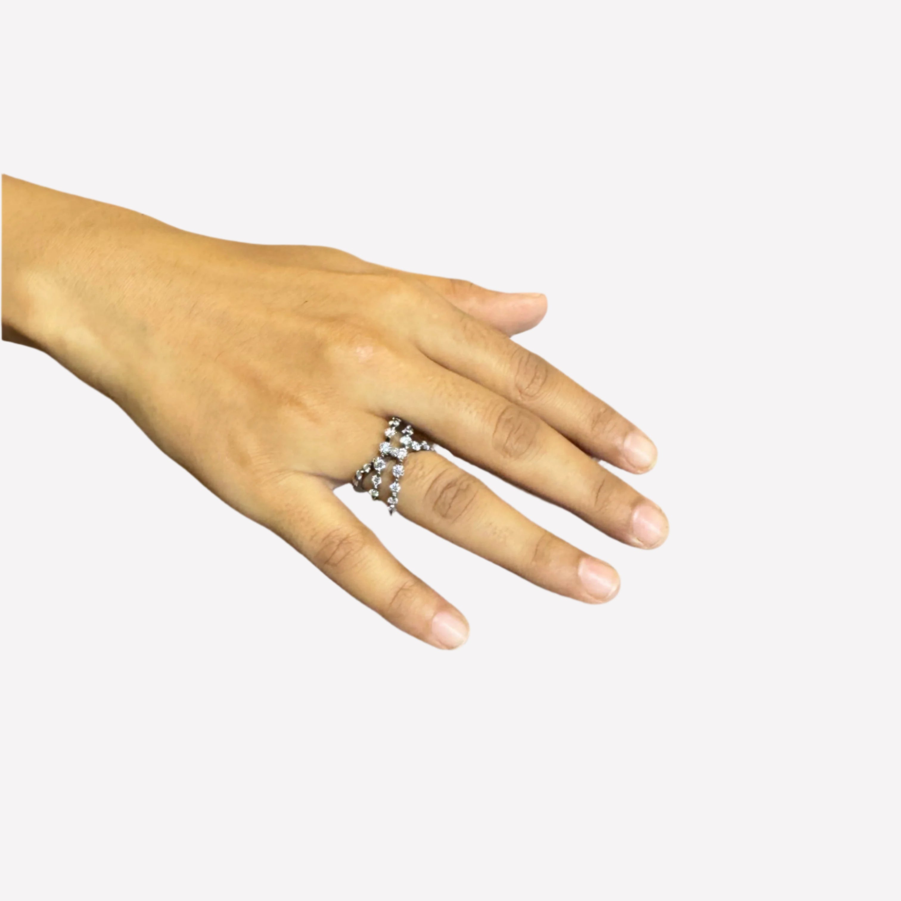 MIAMOON - 5-Line Cacti Ring
