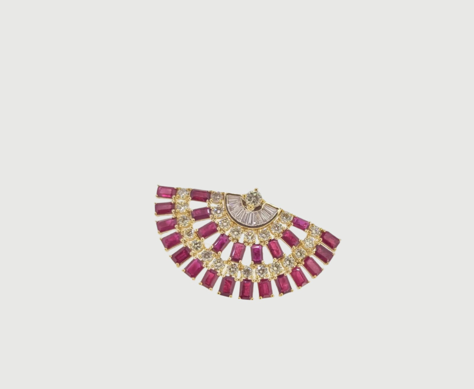 MIAMOON - PENDANT WITH DIAMONDS AND RUBY