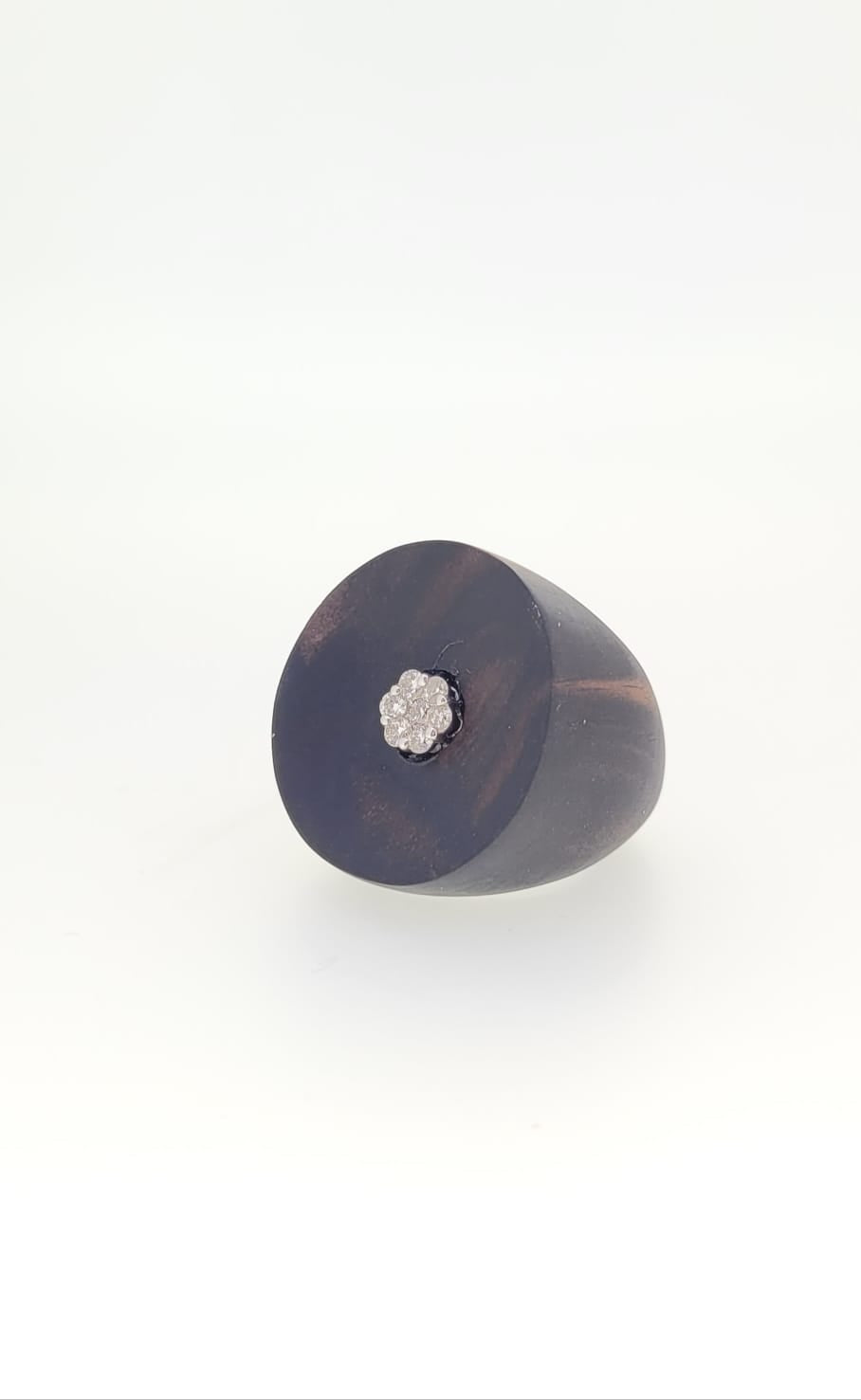 MIAMOON - Wooden Ring with Diamond
